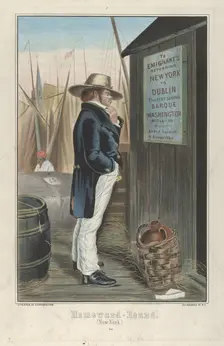 Homeward Bound (New York), ca. 1860. Creator: Unknown