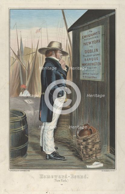 Homeward Bound (New York), ca. 1860. Creator: Unknown.