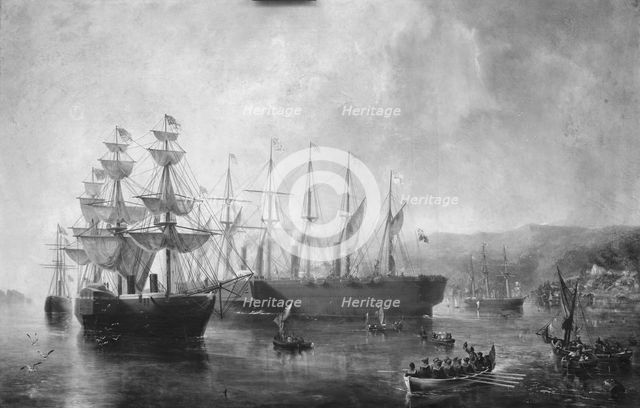 Homeward Bound: "The Great Eastern", ca. 1866. Creator: Robert Charles Dudley.