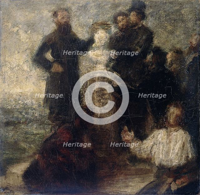 Hommage à Berlioz, c. 1900. Artist: Fantin-Latour, Henri (1836-1904)