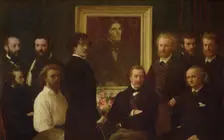 Hommage à Delacroix. Artist: Fantin-Latour, Henri (1836-1904)