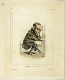 Homme de Confiance 19th century. Creators: Edme Jean Pigal, Bénard, Imprimerie d'Aubert et Cie
