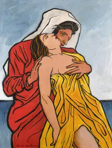 Homme et femme au bord de la mer, 1935. Creator: Francis Picabia