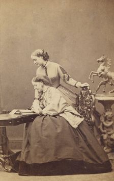 Hon. Mrs. Wellesley and Mrs. S. Leslie, about 1870. Creator: Hills and Saunders
