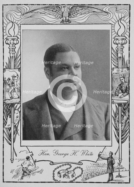 Hon. George H. White [recto], 1902. Creator: Unknown.