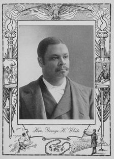Hon. George H. White [recto], 1902. Creator: Unknown