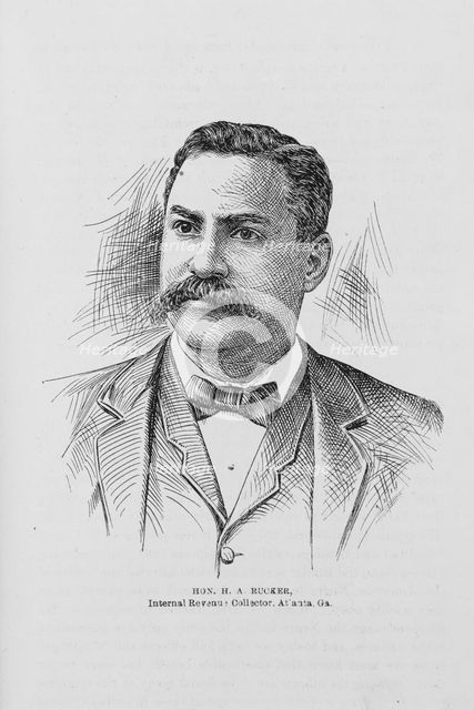 Hon. H.A. Rucker, Internal Revenue Collector, Atlanta, Ga., (1899?). Creator: Unknown.