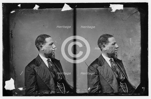 Hon. Hiram R. Revels of Miss., ca.1870. Creator: Unknown.