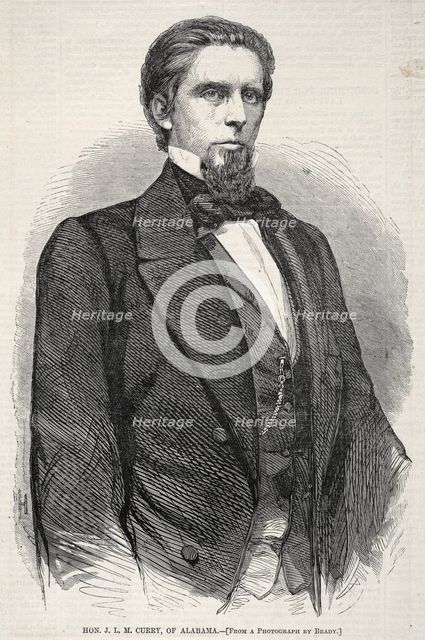 Hon. J. L. M. Curry of Alabama, 1860. Creator: Winslow Homer (American, 1836-1910).