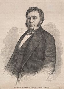 Hon. James A. Pearce, U. S. Senator from Maryland, 1859. Creator: Winslow Homer (American, 1836-1910)