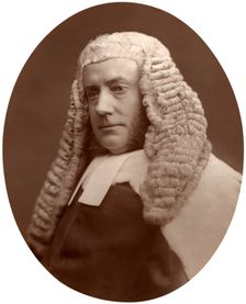 Hon John Walker Huddleston, Baron of the Exchequer, 1876.Artist: Lock & Whitfield