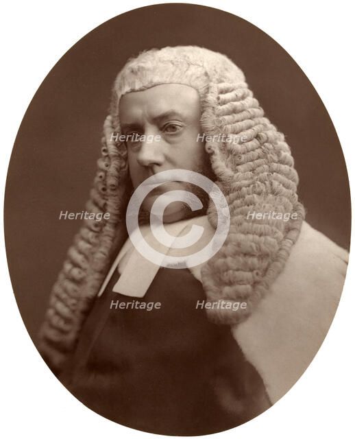 Hon John Walker Huddleston, Baron of the Exchequer, 1876.Artist: Lock & Whitfield