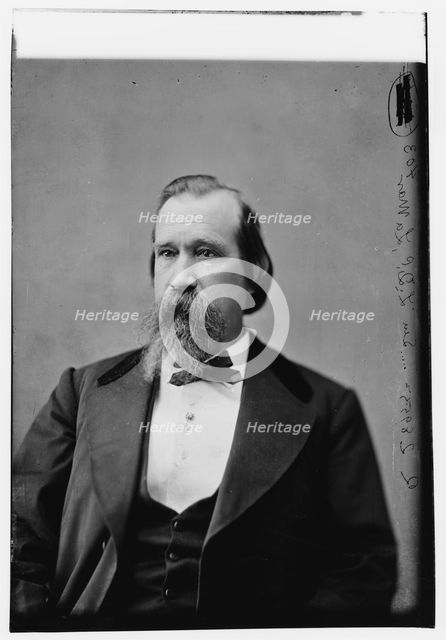 Hon. Lucius Quintus Cincinnatus Lamar of Mississippi, between 1870 and 1880.  Creator: Unknown.