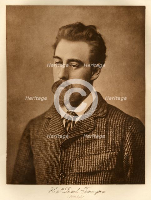 Hon. Lionel Tennyson, (from life), c1880s.  Creator: Henry Herschel Hay Cameron.