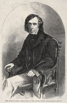 Hon. Roger B. Taney, Chief Justice of the United States, 1860. Creator: Winslow Homer (American, 1836-1910)