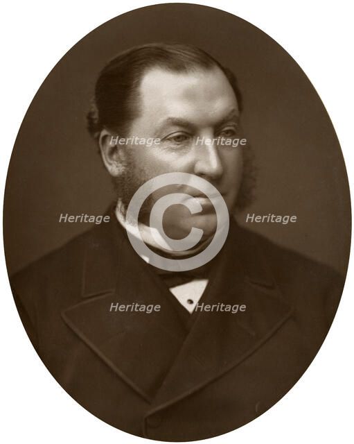 Hon Sir James Charles Mathew, LLD, Judge of the High Court of Justice, 1883. Artist: Lock & Whitfield