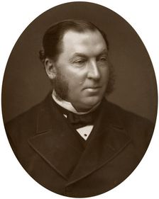 Hon Sir James Charles Mathew, LLD, Judge of the High Court of Justice, 1883. Artist: Lock & Whitfield
