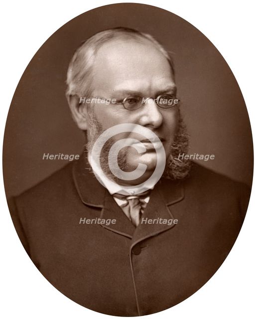 Hon Sir Lewis William Cave, Judge of the High Court of Justice, 1883.Artist: Lock & Whitfield