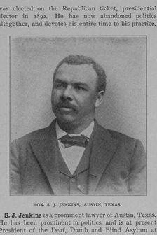 Hon. S.J. Jenkins, Austin, Texas, 1902. Creator: Unknown