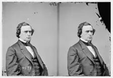 Hon. Willard Saulsbury, between 1855 and 1865. Creator: Unknown