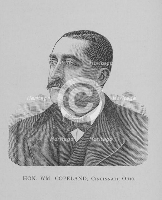Hon. Wm. Copeland, Cincinnati, Ohio, 1888. Creator: Unknown.