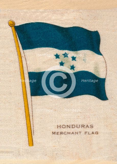'Honduras - Merchant Flag', c1910. Artist: Unknown.