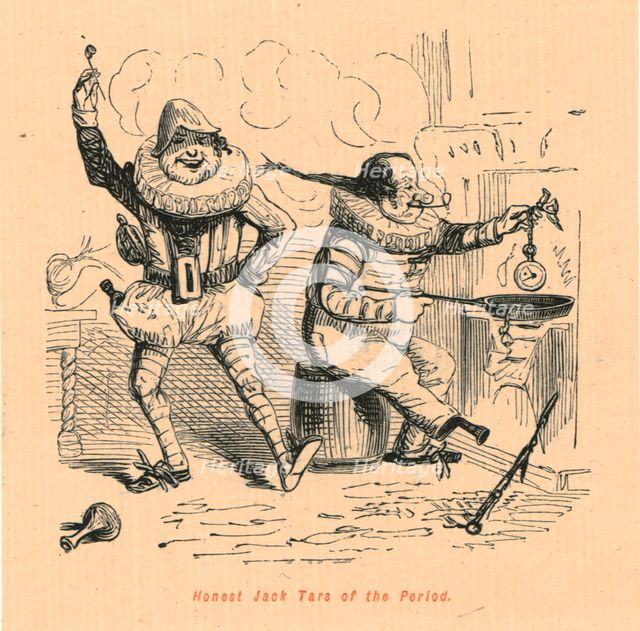'Honest Jack Tars of the Period', 1897.  Creator: John Leech.