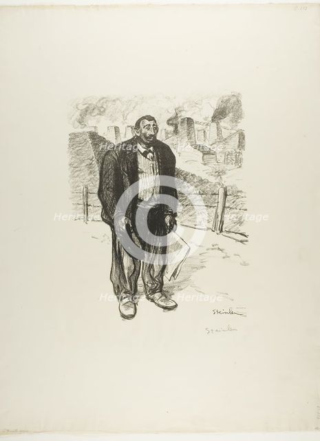 Honest Worker, February 1899. Creator: Theophile Alexandre Steinlen.