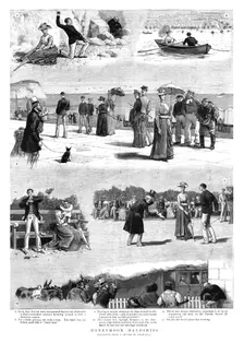 'Honeymoon Hardships, part 2 1890. Creator: Unknown