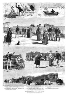 'Honeymoon Hardships, part 2 1890. Creator: Unknown