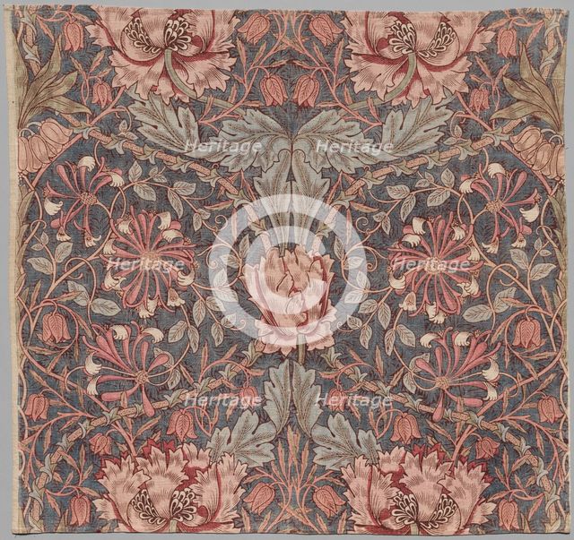 Honeysuckle, Early 20th century. Creator: William Morris (British, 1834-1896).
