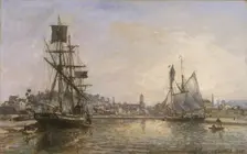 Honfleur, 1865. Creator: Johan Barthold Jongkind