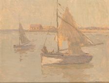 Honfleur Fishing Boats no. 1, n.d. Creator: Frank Edwin Scott