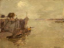 Honfleur Fishing Boats no. 2, n.d. Creator: Frank Edwin Scott