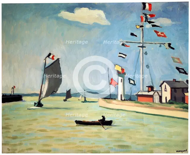 'Honfleur Harbour', c1911.  Artist: Albert Marquet