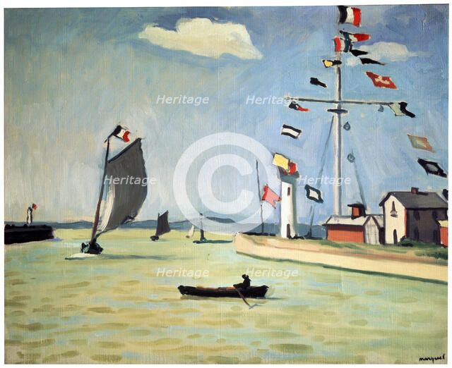 'Honfleur Harbour', c1911.  Artist: Albert Marquet