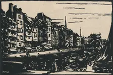 Honfleur - Le Vieux Bassin 1919. Artist: Paul-Elie Gernez