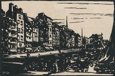 Honfleur - Le Vieux Bassin 1919. Artist: Paul-Elie Gernez