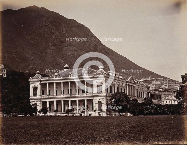 Hong Kong City Hall, c1873. Creator: William Pryor Floyd.