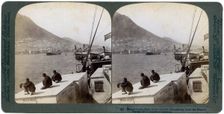 Hong Kong from the harbour, 1901. Artist: Underwood & Underwood