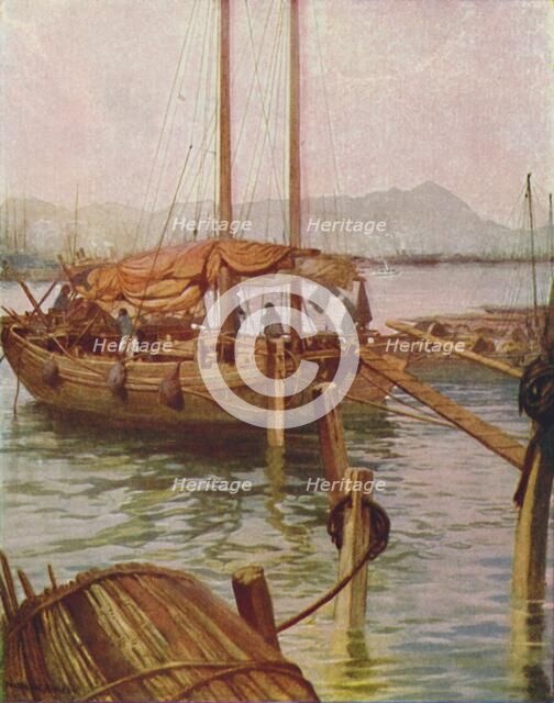 'Hong-Kong Harbour', 1924. Artist: Unknown.