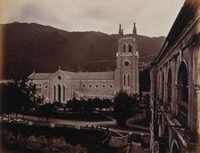 Hong Kong: St John's Cathedral, North Front, c1873. Creator: William Pryor Floyd