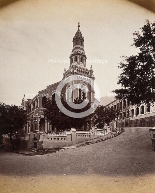 Hong Kong: the Union Chapel, c1873. Creator: William Pryor Floyd.