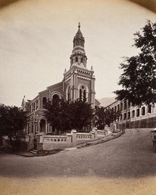 Hong Kong: the Union Chapel, c1873. Creator: William Pryor Floyd