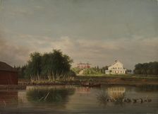 Honkola Manor in Urjala, 1867. Creator: Magnus von Wright