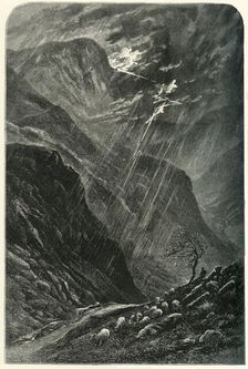 Honister Crag and Pass c1870