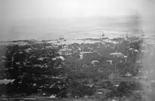 Honolulu port, Hawaii, 1885
