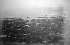 Honolulu port, Hawaii, 1885