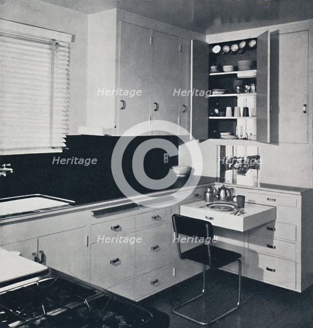 'Honor Easton - The Kitchen In the house of Dr. Ian Campebell', 1940. Artist: Unknown.
