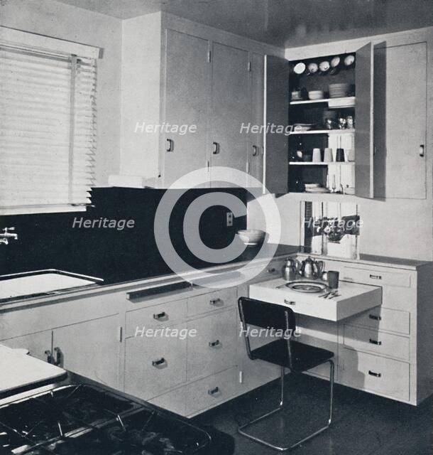 'Honor Easton - The Kitchen In the house of Dr. Ian Campebell', 1940. Artist: Unknown.